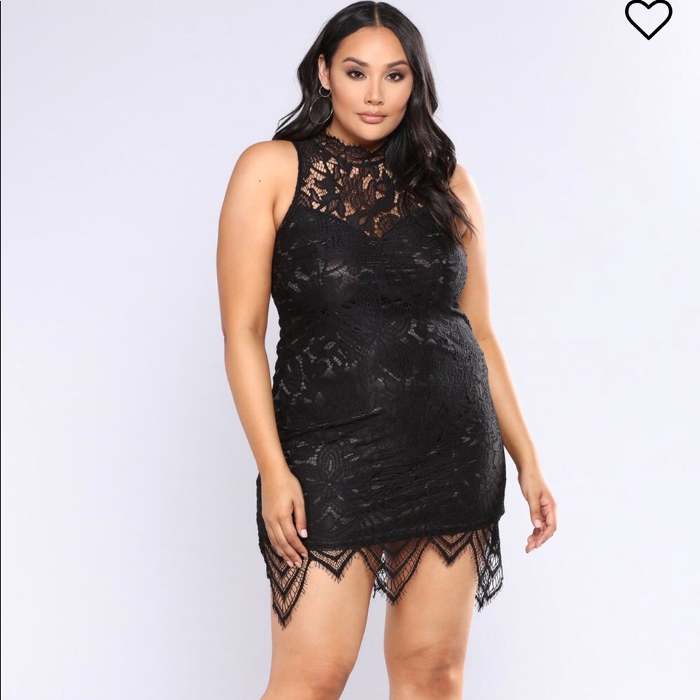 Brand new Fashion Nova Plus size lace dress